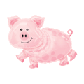 Happy Piggie Super Shape