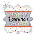 Square Puzzle Shape Happy Birthday to You!