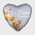 Happy Anniversary printed heart