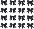 50Pcs Twist Tie Bows, 3.5 Inch Satin Ribbon Bows