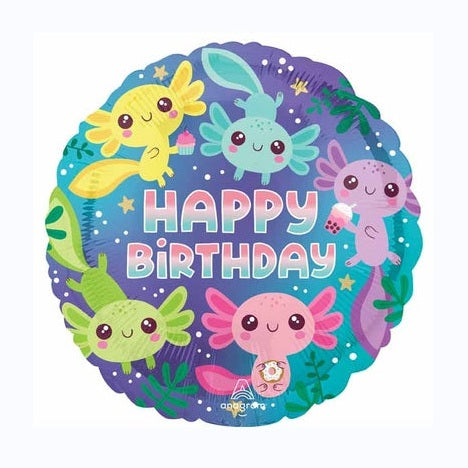 Happy Birthday Axloti 18" Round