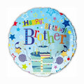Happy Birthday Brother Blue with Cake
