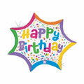 Happy Birthday Confetti Starburst