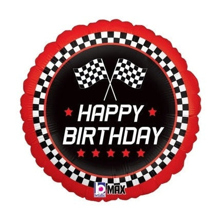 Happy Birthday Checkered Flags