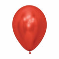 11" Latex Metallic Dark Red