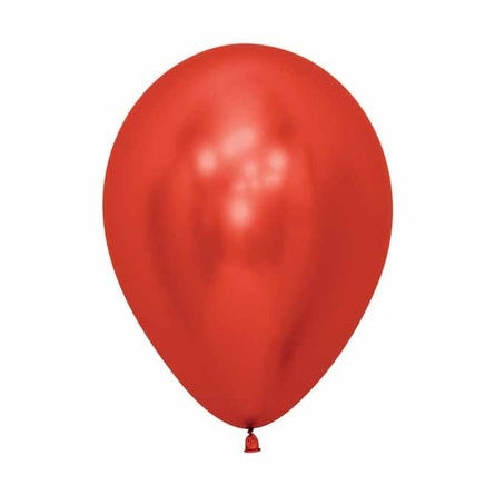 11" Latex Metallic Dark Red