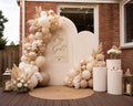 Elegant Beige Balloon Garland