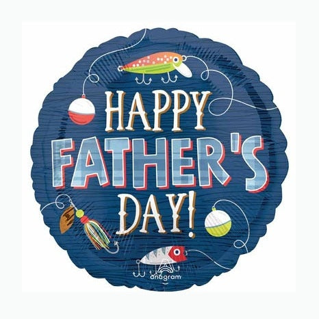 Happy Father's Day Fishing Theme