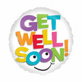 Get Well Soon With Built in Happy Face!