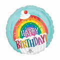 Happy Birthday Cupcake Balloon