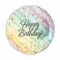 Happy Birthday Pastel with Script Super Soft and Pretty