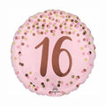 Pink with Polka Dots "16"