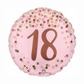 Pink with Polka Dots "18"
