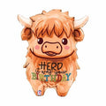 Highland Cow Herd it was your Birthday
