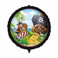 Round Pirate Theme Balloon