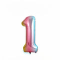 34" Multicoloured Number "1"