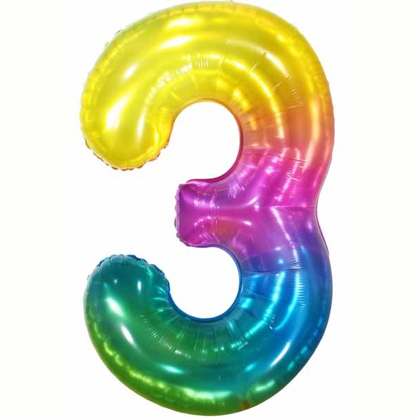 Trico 34" Jelly Rainbow Numbers