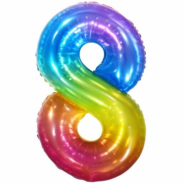Trico 34" Jelly Rainbow Numbers