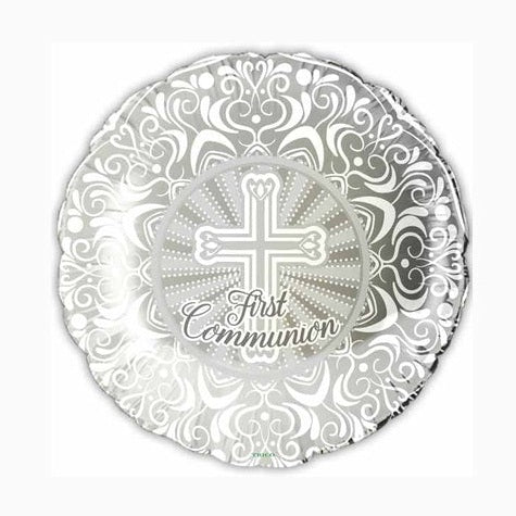First Communion White and Silver