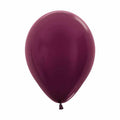 11" Latex Metallic Burgundy