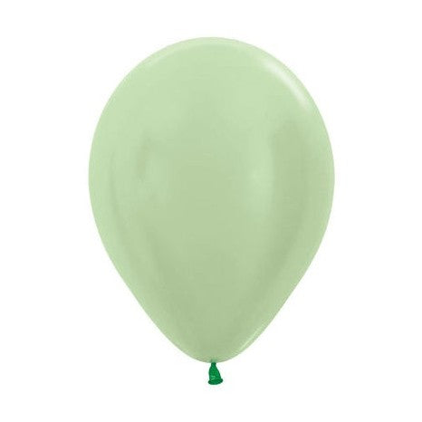 11" Latex Metallic Lime Green