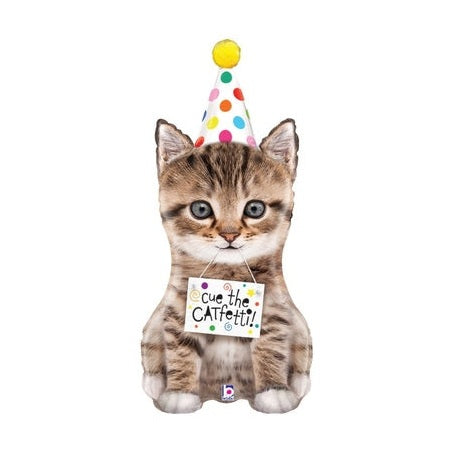 Birthday Kitten Super Shape