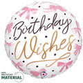 Birthday Wishes Pink Bow