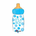 It's a Boy 18" baby bottle with Polka Dots