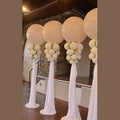 24" Balloons with Clusters and Fabric