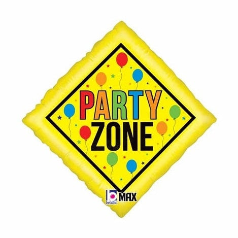 Party Zone Caution Balloon
