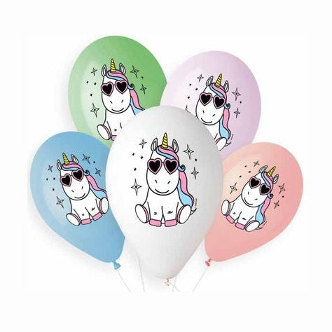 11" Latex Unicorn's Assorted Colours Super Cool