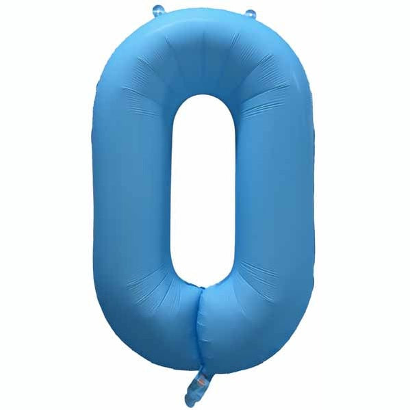 Decochamp 34" Neon Light Blue Numbers