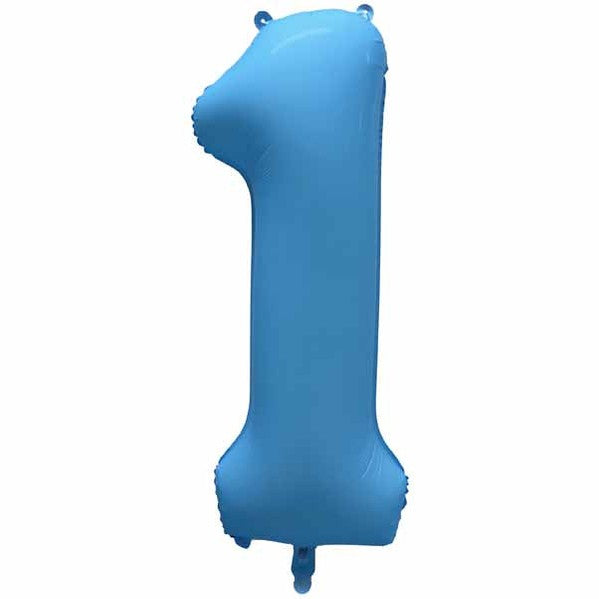 Decochamp 34" Neon Light Blue Numbers