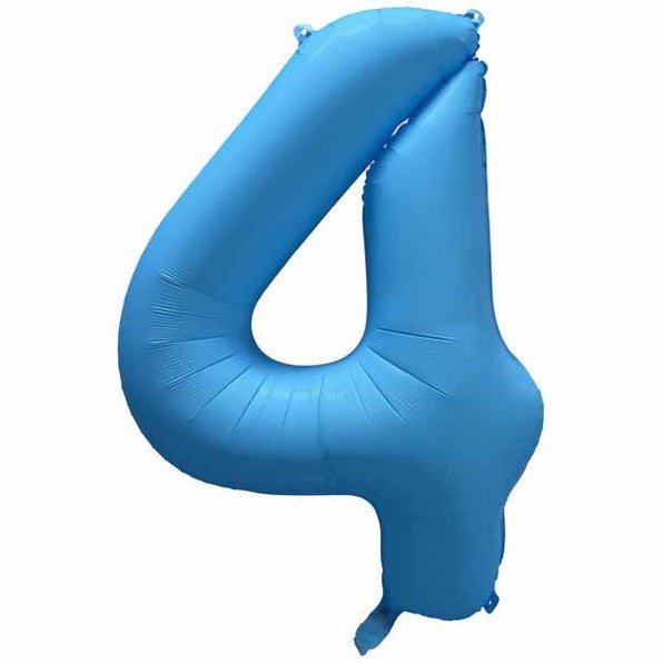 Decochamp 34" Neon Light Blue Numbers