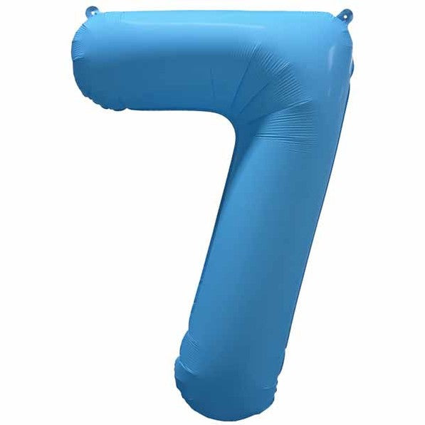 Decochamp 34" Neon Light Blue Numbers