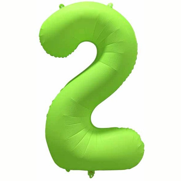 Decochamp 34" Neon Green Numbers