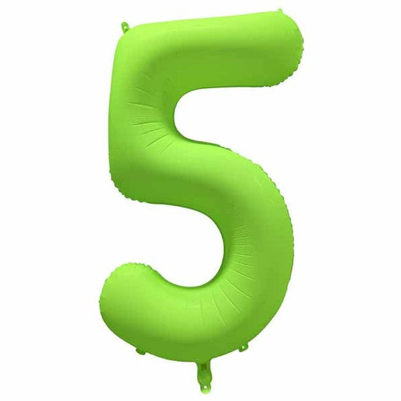 Decochamp 34" Neon Green Numbers
