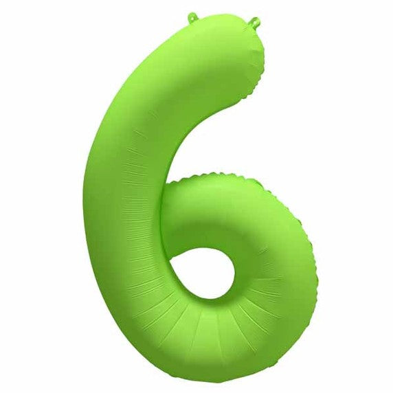 Decochamp 34" Neon Green Numbers