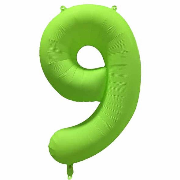 Decochamp 34" Neon Green Numbers