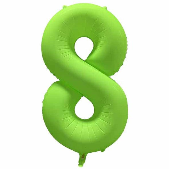 Decochamp 34" Neon Green Numbers