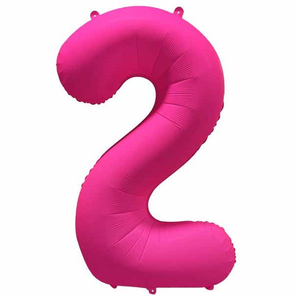 Decochamp 34" Neon Light Pink Numbers