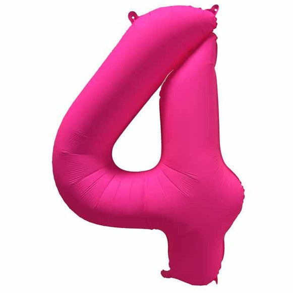 Decochamp 34" Neon Light Pink Numbers