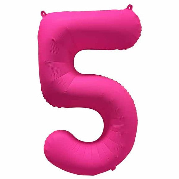 Decochamp 34" Neon Light Pink Numbers