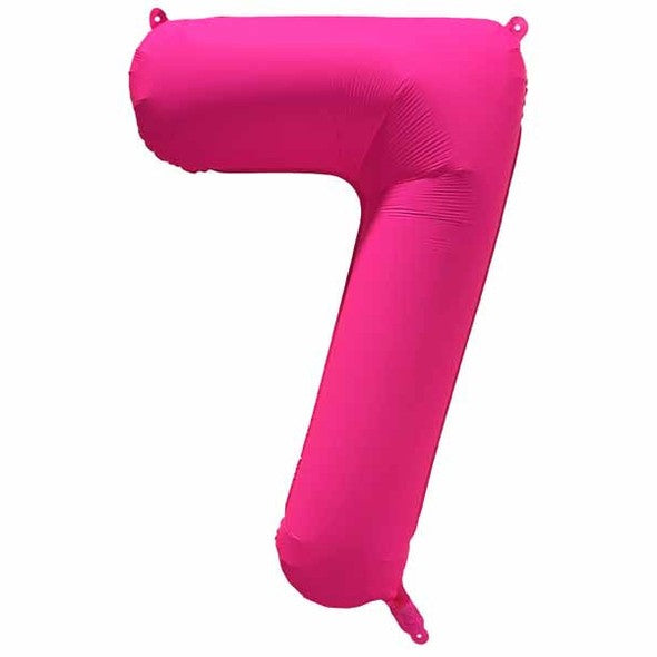 Decochamp 34" Neon Light Pink Numbers