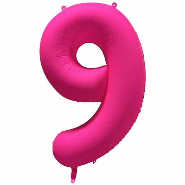 Decochamp 34" Neon Light Pink Numbers