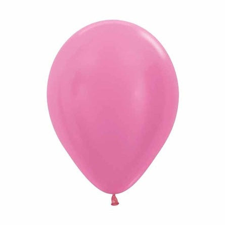 11" Latex Satin Fuchia