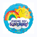 Sending you Sunshine and Hugs 18" Round Foil