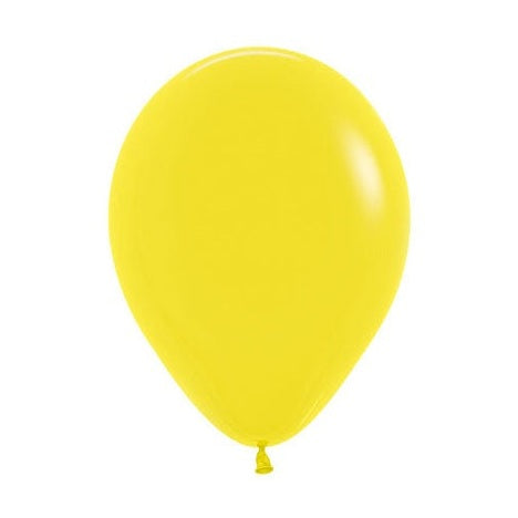 11" Latex Metallic Yellow