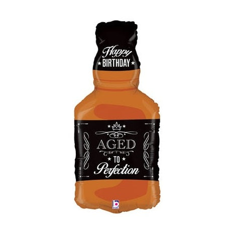 Happy Birthday Aged to Perfection Whisky Bottle