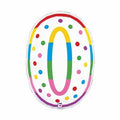 Happy Birthday Confetti Polka Dot "Zero
